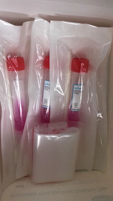 Μίας χρήσης VTM προερχόμενοι από ιό σωλήνες 6ml 12ml 30ml συλλογής δειγμάτων ιών μεταφορών μέσοι