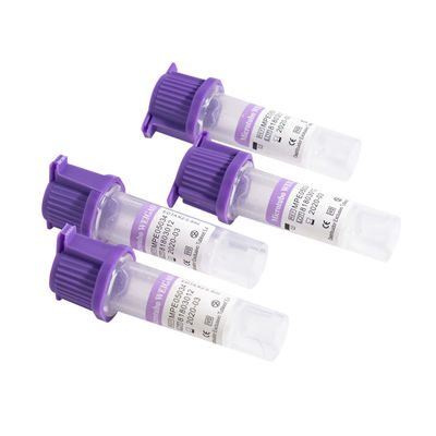 K2 EDTA τριχοειδές Lavender λαστιχένια ΚΑΠ σωλήνων συλλογής αίματος