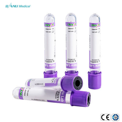 Μίας χρήσης κενό EDTA 8ml PET σωλήνων συλλογής αίματος υλικό