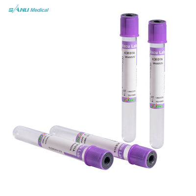 Συλλογή αίματος μιας χρήσης EDTA K3 Tube 3-5ml Εγκεκριμένο CE
