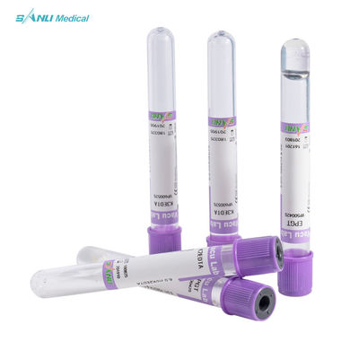 Συλλογή αίματος μιας χρήσης EDTA K3 Tube 3-5ml Εγκεκριμένο CE