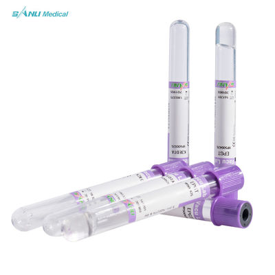 Συλλογή αίματος μιας χρήσης EDTA K3 Tube 3-5ml Εγκεκριμένο CE