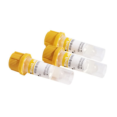 Τριχοειδείς σωλήνες μιάς χρήσεως 0.2ml 0.25ml 0.5ml συλλογής αίματος SANLI