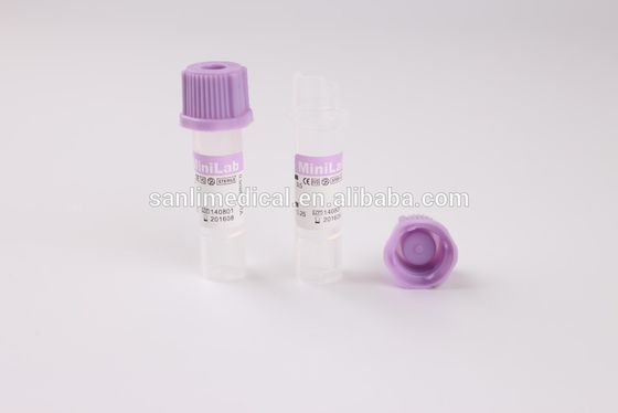 Τριχοειδείς σωλήνες μιάς χρήσεως 0.2ml 0.25ml 0.5ml συλλογής αίματος SANLI