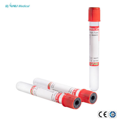 5ml κενή κόκκινη πεδιάδα σωλήνων συλλογής αίματος