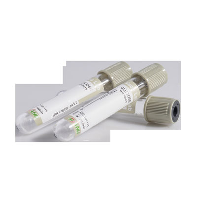 Νατρίου γκρίζα κορυφή γλυκόζης 3ml PET σωλήνων συλλογής αίματος φθοριδίου κενή