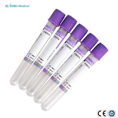 EDTA K3 κενό Lavender σωλήνων συλλογής αίματος τοπ υλικό της PET