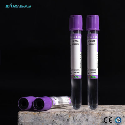 EDTA K3 κενό Lavender σωλήνων συλλογής αίματος τοπ υλικό της PET