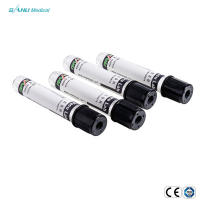 σωλήνες ESR συλλογής αίματος 13x75mm κενοί με το κιτρικό άλας νατρίου 0.129mol/L