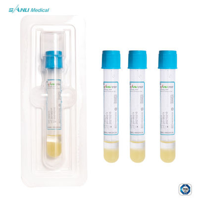 Κιτρικό άλας νατρίου σωλήνων δοκιμής 10ML PRP με το ΠΉΚΤΩΜΑ για την αναγέννηση δερμάτων