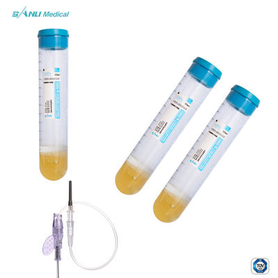 Μειώστε τον πλούσιο σωλήνα PET 50ml πλάσματος αιμοπεταλίων ανάφλεξης για την επεξεργασία OA