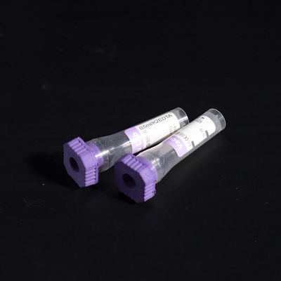 K2 EDTA τριχοειδές Lavender λαστιχένια ΚΑΠ σωλήνων ISO9001 συλλογής αίματος