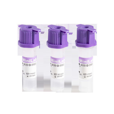 Lavender EDTA τριχοειδείς σωλήνες για EDTA συλλογής K3 αίματος την πρόσθετη ουσία