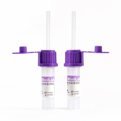 Lavender EDTA τριχοειδείς σωλήνες για EDTA συλλογής K3 αίματος την πρόσθετη ουσία