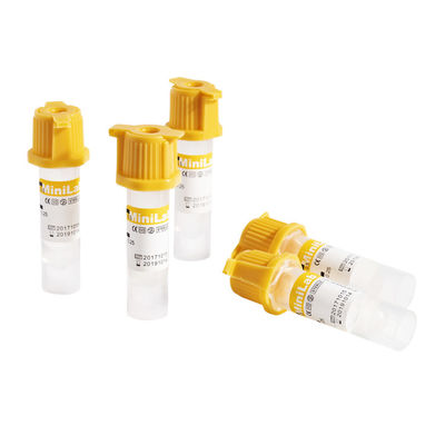 0.5ml τριχοειδής πρόσθετη ουσία ενεργοποιητών θρόμβων σωλήνων συλλογής αίματος με το πήκτωμα