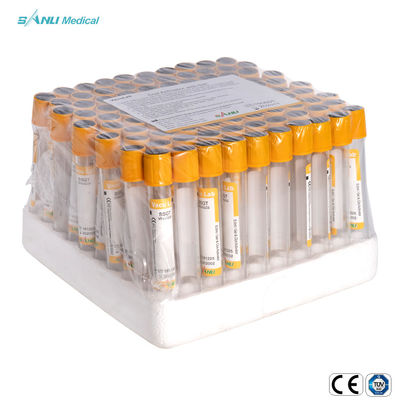 Πρόσθετος SSGT πηκτωμάτων θρόμβων σωλήνας 5-9ml IVD 16x100mm συλλογής αίματος γυαλιού κενός