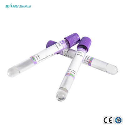 ISO9001 EDTA κενό υλικό σωλήνων 2ml 3ml PET για τη ιατρική εξέταση