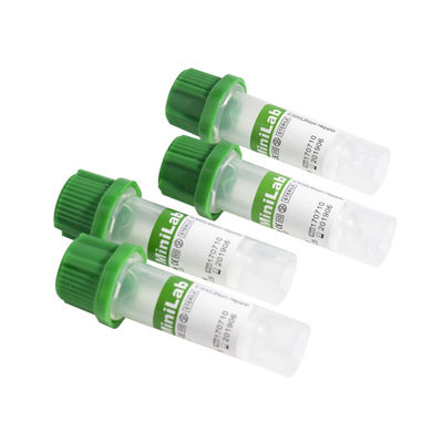 Μίας χρήσης ιατρικός σωλήνας 0.5ml ISO13485 8x45mm συλλογής αίματος μικροϋπολογιστών