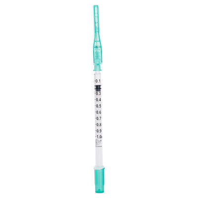 Αποστειρωμένη σύριγγα μίας χρήσης 3ml 22G συλλογής αίματος ασφάλειας ιατρική αρτηριακή