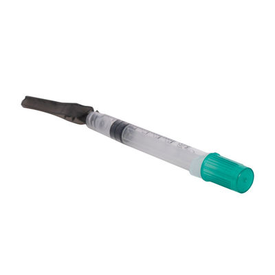 Αποστειρωμένη σύριγγα μίας χρήσης 3ml 22G συλλογής αίματος ασφάλειας ιατρική αρτηριακή