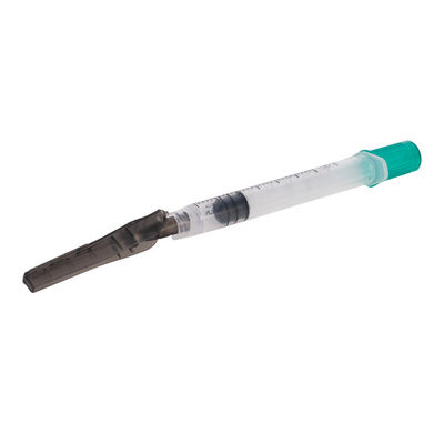 Αποστειρωμένη σύριγγα μίας χρήσης 3ml 22G συλλογής αίματος ασφάλειας ιατρική αρτηριακή