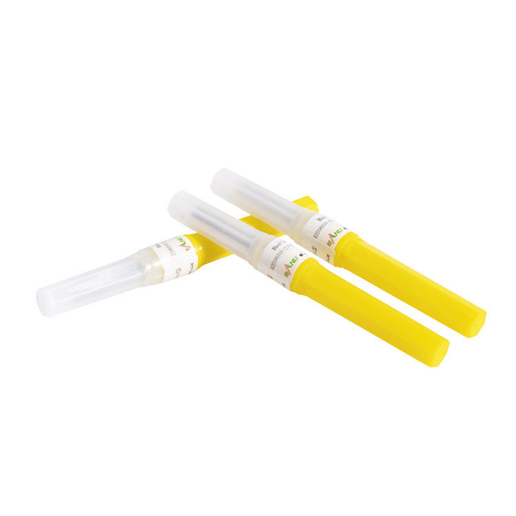 20G βελόνες 0.9x19mm συλλογής αίματος κίτρινο χρώμα για μιάς χρήσεως